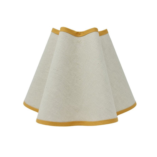 Wavy lampshade - Linen - Light Stylist