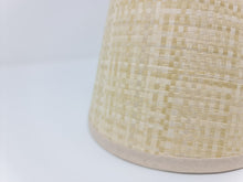 Load image into Gallery viewer, RAFFIA - TAPERED LAMPSHADE - FLAT EDGED, LINED
