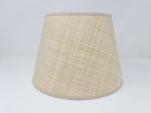 Load image into Gallery viewer, RAFFIA - TAPERED LAMPSHADE - FLAT EDGED, LINED
