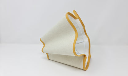 Wavy lampshade - Linen