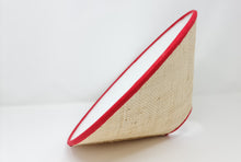 Load image into Gallery viewer, RAFFIA - TAPERED LAMPSHADE - FLAT EDGES, WIDE BASE
