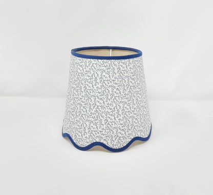Leonie Tapered Lampshade – Scalloped Edge