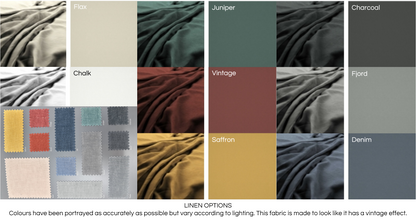 Wavy lampshade - Linen